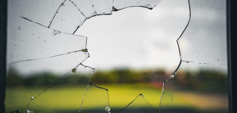 broken window