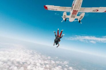 Free Jumping Out Of An Airplane Photo